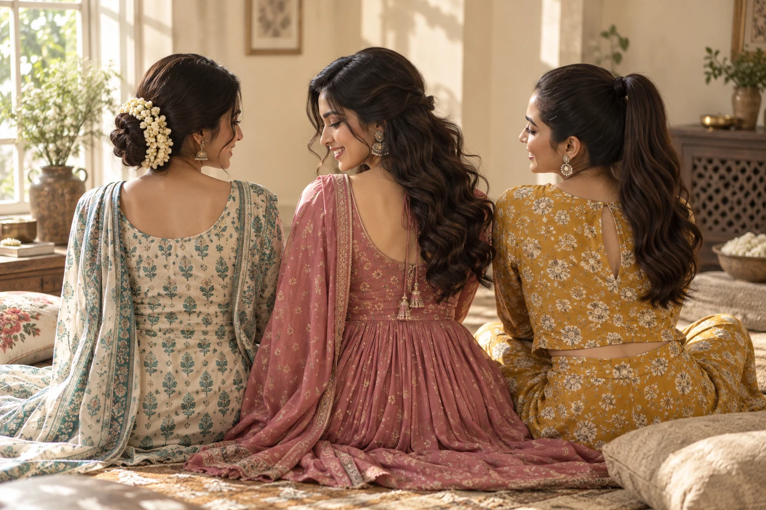 Hairstyles for ethnic outfits: what to wear with an Anarkali, kurta set or co-ord